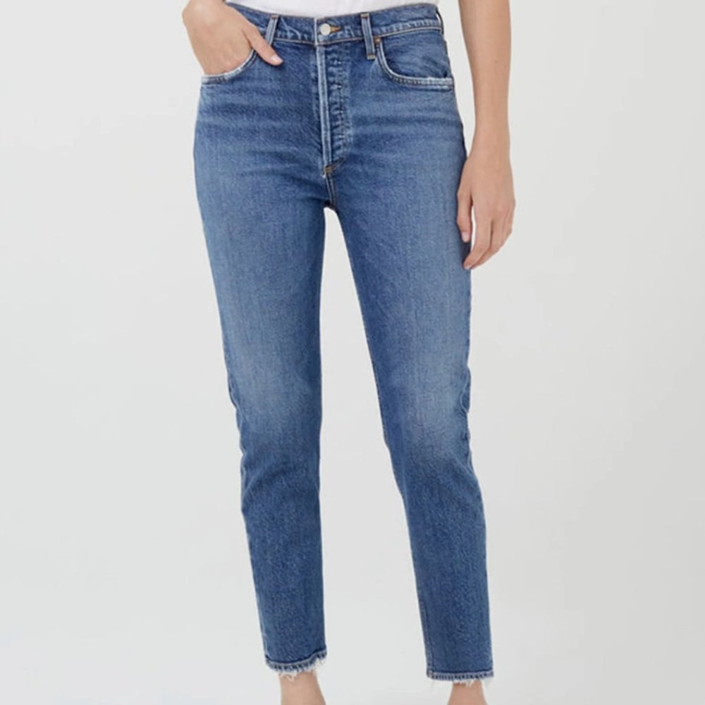 Riley Crop Jean in Silence